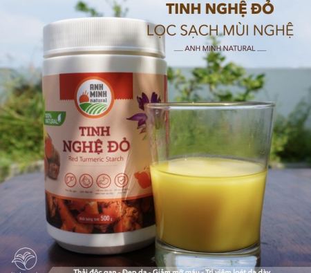 tinh bột nghệ đỏ