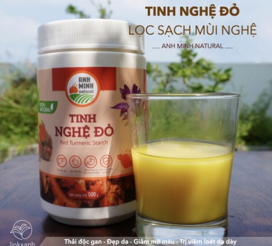 tinh bột nghệ đỏ